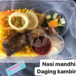 Nasi Mandhi Daging Kambing Porsi Kecil