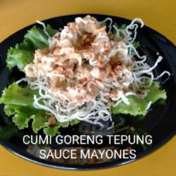 Cumi Goreng Tepung Saos Mayonaise   Nasi
