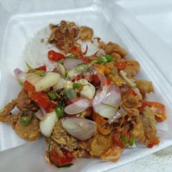 Nasi Ayam Geprek Sambal Bawang Matah