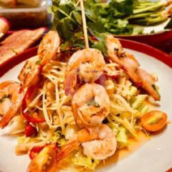 Grilled Prawn With Papaya Salad