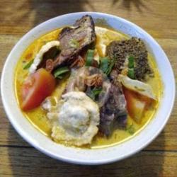 Nasi Soto Campur Daging   Babat