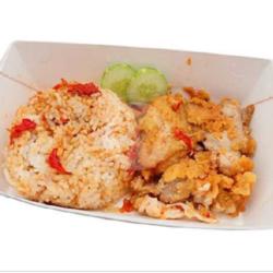 Nasi Goreng Ayam Geprek