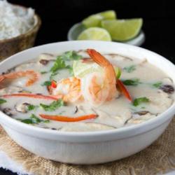 Tom Kha With Prawn