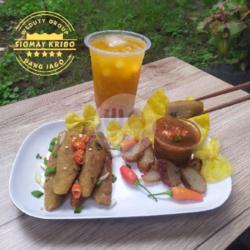 Paket Jello - 5 Pcs Otak Otak Dan Es Nutri Jello (jelly Orange)