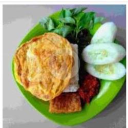 Nasi Telor Dadar/ceplok