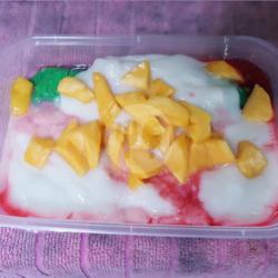 Es Pisang Ijo Nangka