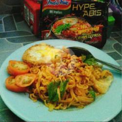 Indomie Geprek Telor Ceplok Bakso