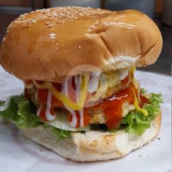 Burger Naget   Telur ( 3 Porsi )