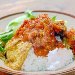 Nasi Sambelan Telur Dada/ceplok