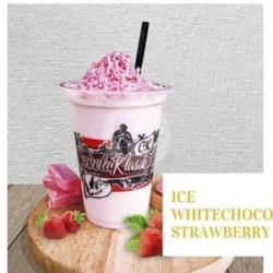 White Choco Strawberry - Coklat Klasik