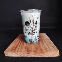 Vanilla Blue Milk Tea Boba