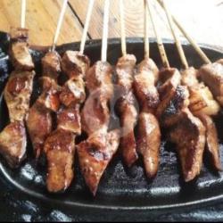 Sate Ati Kambing 5 Tusuk   Sate Kambing 5 Tusuk Bumbu Kecap