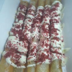 Banana Roll Vanilla Red Velvet Isi 5pcs