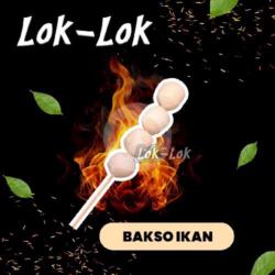 Sate Bakso Ikan /// Loklok Angkringan Suki Satay Seafood Bakar Panggang Dengan Olesan Dan Saos
