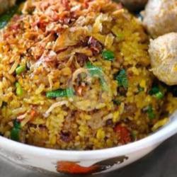 Nasi Goreng Orak Arik Telor Pentol Bakso