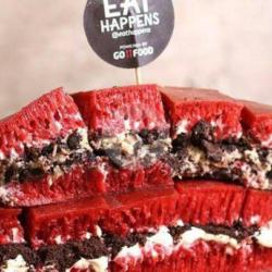 Redvelvet Kismis Keju Coklat Susu