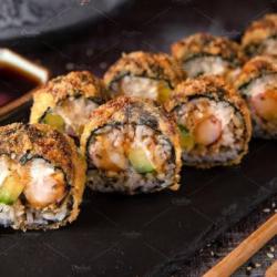 Deep Fried Ebi Furai Roll