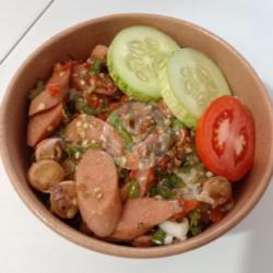 Cumi Asin Sosis (rice Bowl)