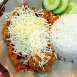 Nasi   Ayam Geprek Keju