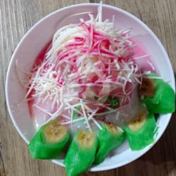 Es Pisang Ijo Keju