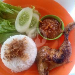 Ayam Bakar Presto   Nasi   Sambel Geprek   Lalapan