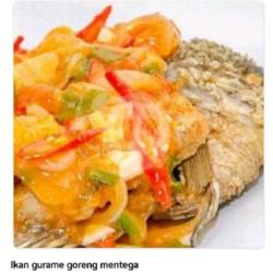 Ikan Gurami Goreng Mentega