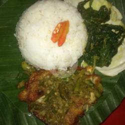 Nasi Ayam Penyet Sambel Ijo
