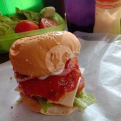 Burger Crispy Keju