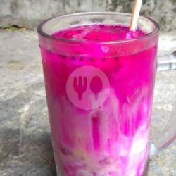 Es Kelapa Rasa Buah Naga Merah Sirup Marjan Coco Pandan