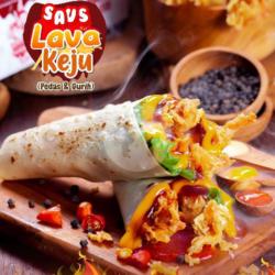 Kebab Chicken Saus Lava Keju