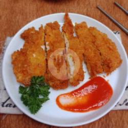 Chicken Katsu Sambal Ikan Tri