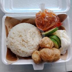 Paket Nasi Bakso Penyet