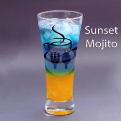 Sunset Mocktail Mojito