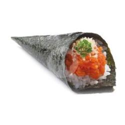 Crunchy Spicy Salmon Temaki