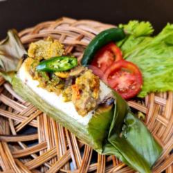 Nasi Bakar Ati Ampela Bumbu Kuning