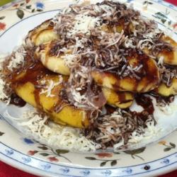 Pisang Goreng Crispy Blak-blakan Cheese Susu Coklat