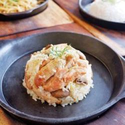 Nasi Goreng Butter Chicken & Mushroom