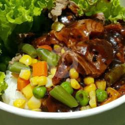 Rice Bowl  Beef Steak Blackpepper Sauce