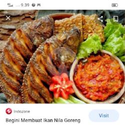 Nila Goreng Lalapan Nasi Uduk