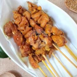 5 Sate Kulit Ayam (goreng)