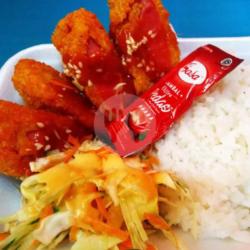 Nasi Sosis Katsu