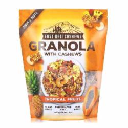 East Bali Cashews Granola Tropical Fruits 400 Gr