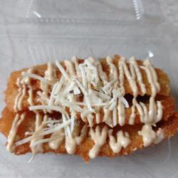 Pisang Crispy Topping Keju