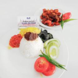 Nasi Paket Sambel Kentang Ati