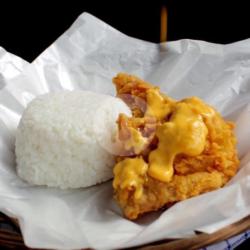 Ayam Saus Keju   Nasi