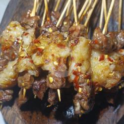 Sate Sapi Mix Lemak Asin Pedas