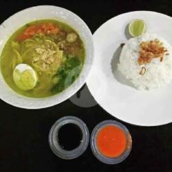 Nasi Soto Ayam Lamongan   Telor Iris