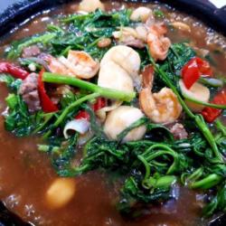 Kangkung Hot Plate Seafood