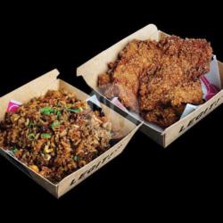 Brisket Fried Rice   Southern Fried Chicken (non Spicy)