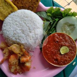 Lalapan Udang Goreng